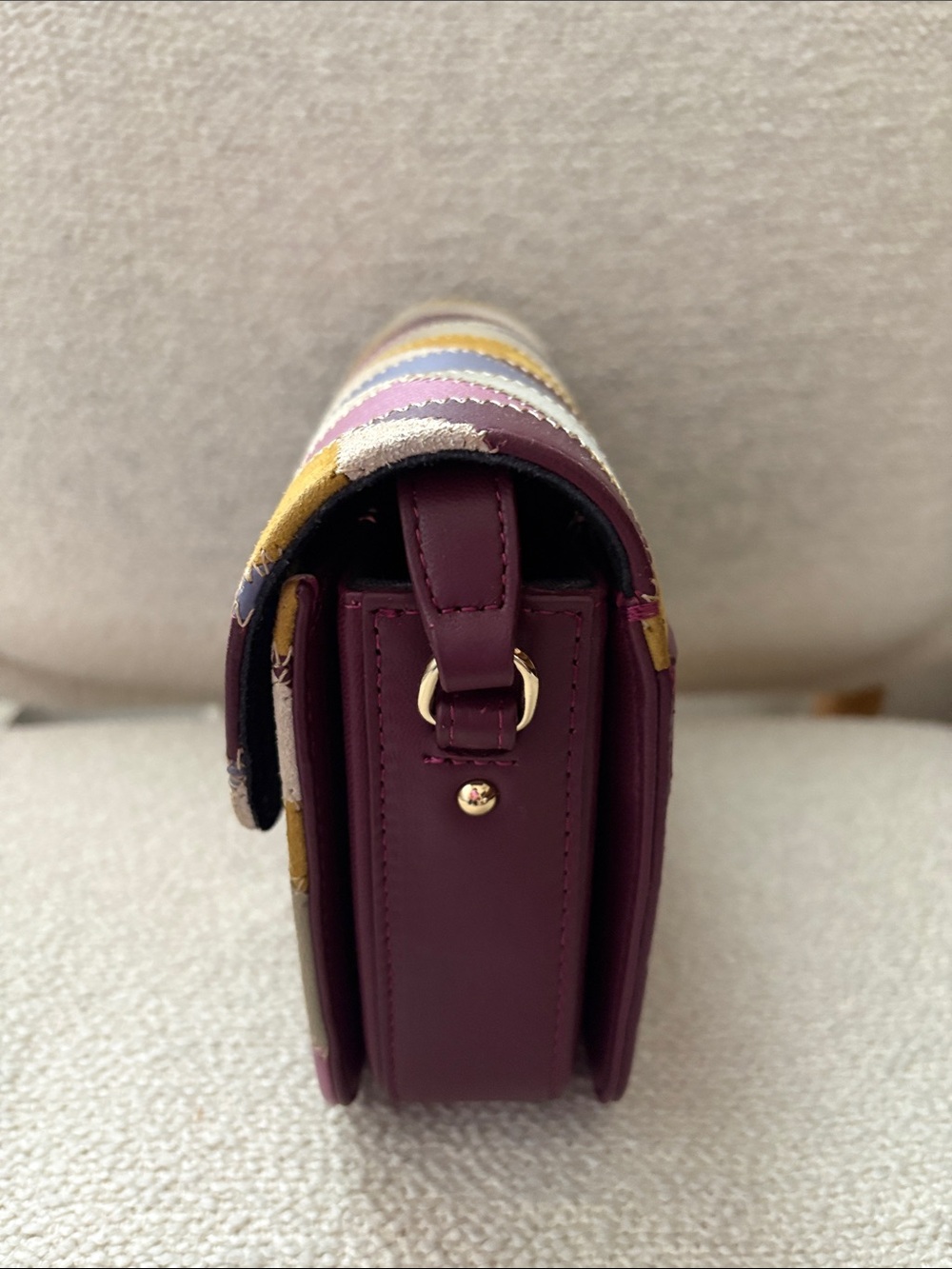 Sezane Mini Milo Patchwork Bag - Picture 4 of 14